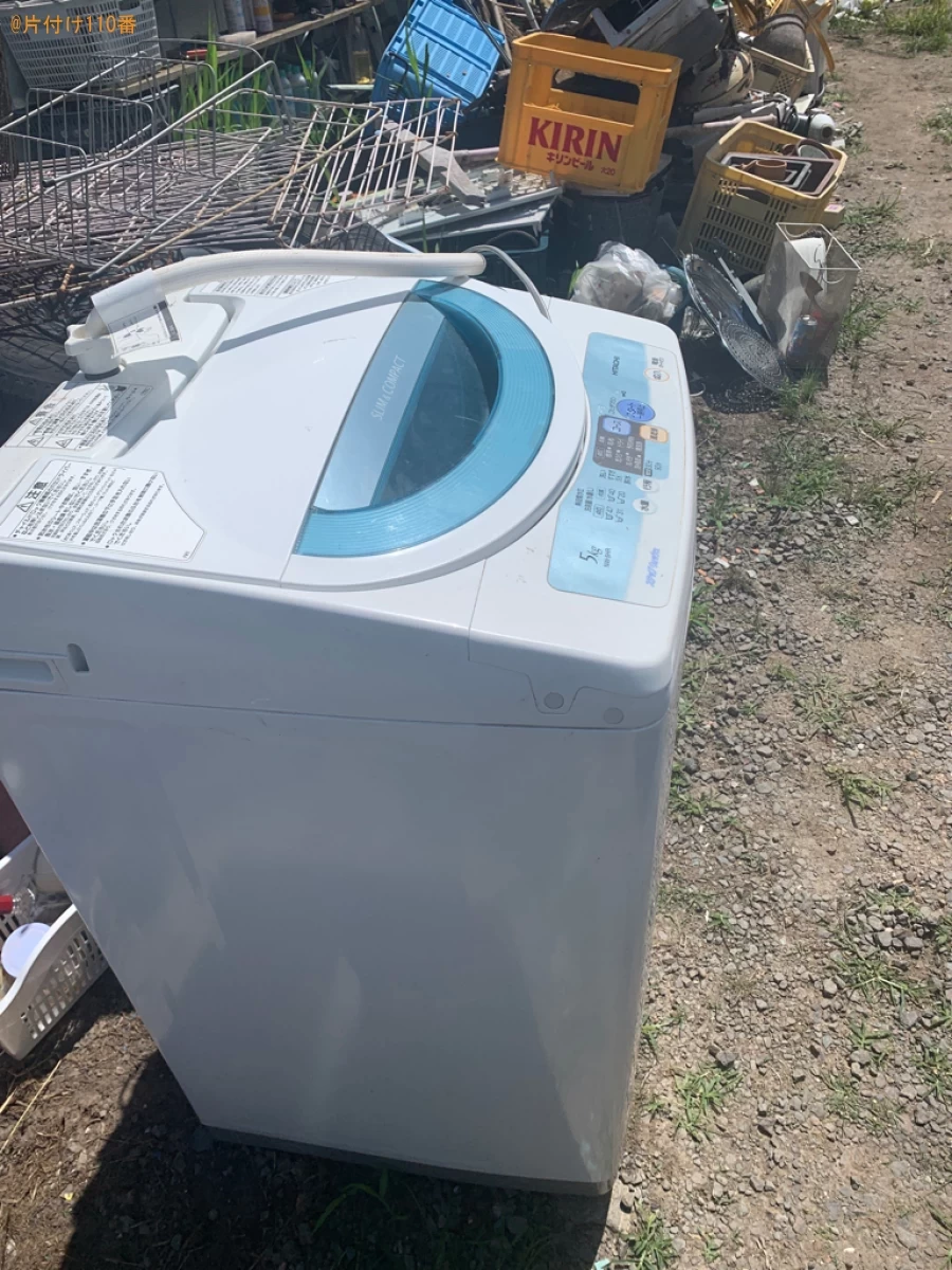 【速見郡日出町】洗濯機、カラーボックス、デスク等の回収・処分