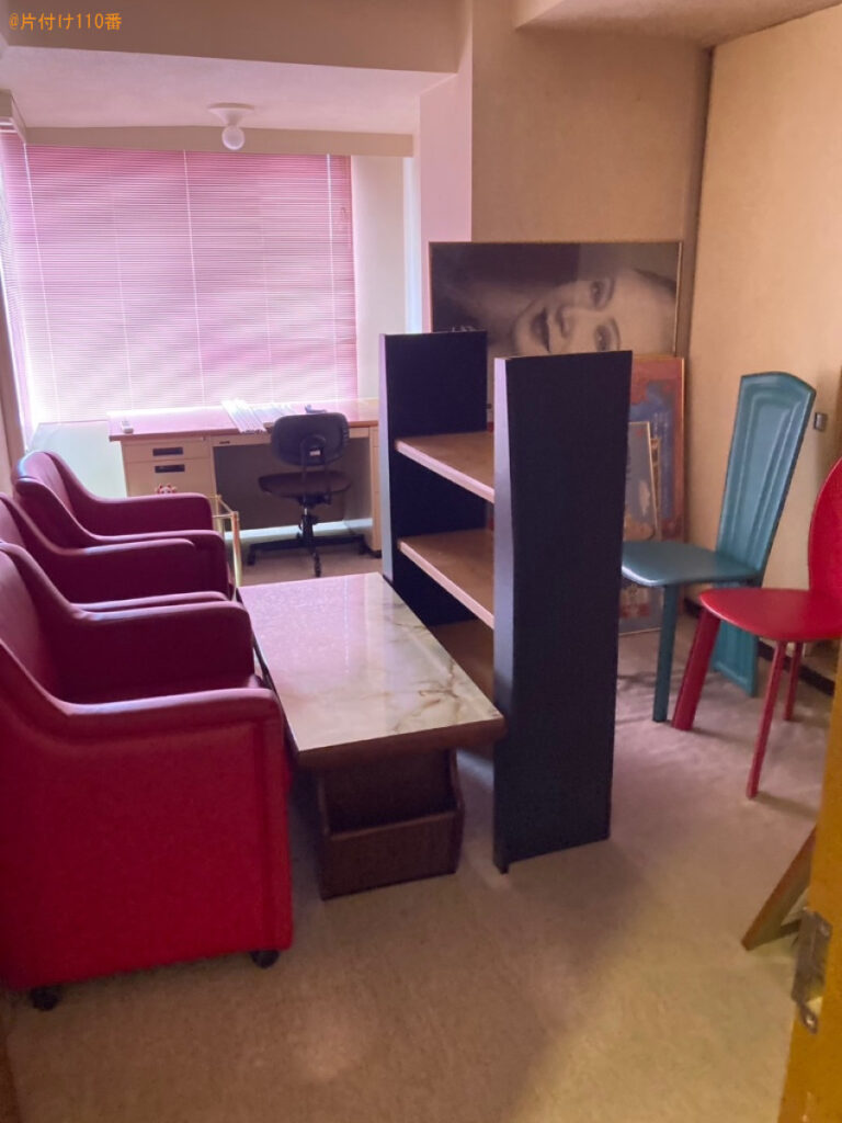 テーブル、ソファー、椅子、棚の回収・処分ご依頼　お客様の声