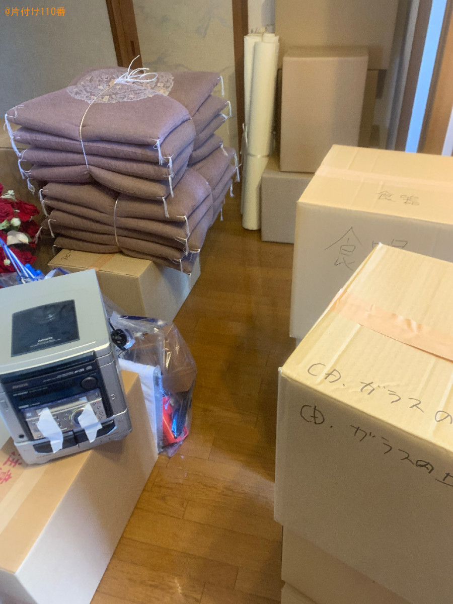 スーツケース、座布団、コンポ、本等の回収・処分ご依頼　お客様の声